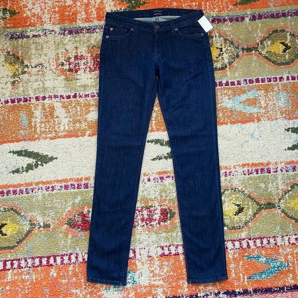 Hudson Dark Wash Mid Rise Skinny Jeans - Picture 2 of 12